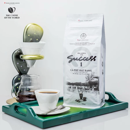 CÀ PHÊ HẠT MỘC TRUNG NGUYÊN LEGEND SUCCESS 1 -1KG - CAFE PHA MÁY ĐẬM VỊ