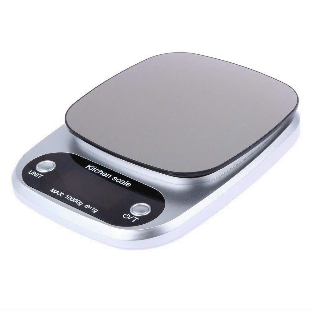 Cân tiểu ly điện tử nhà bếp mini định lượng 1g - 10kg độ chính xác cao kèm 2 viên pin