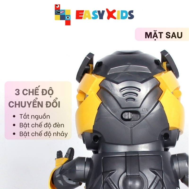 Đồ chơi robot Bumblebee dance hero nhảy múa vui nhộn có nhạc và đèn cho bé