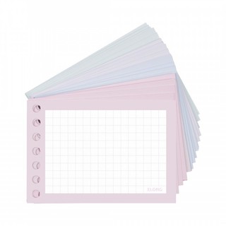 KLONG - Tệp Binder Card 80 tờ A7 4 màu - Dùng kèm Bìa còng KLONG ♥ 150/76; MS: 910 ♥  vở học tập HSSV, quà tặng