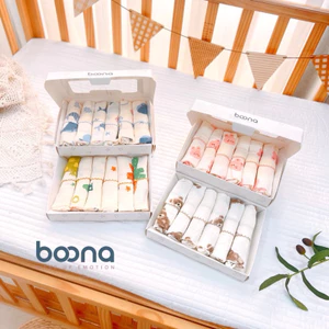 Khăn xô sữa cho bé vải sợi Muslin cao cấp mềm mịn với làn da của bé Tiệm Nhà Bơ