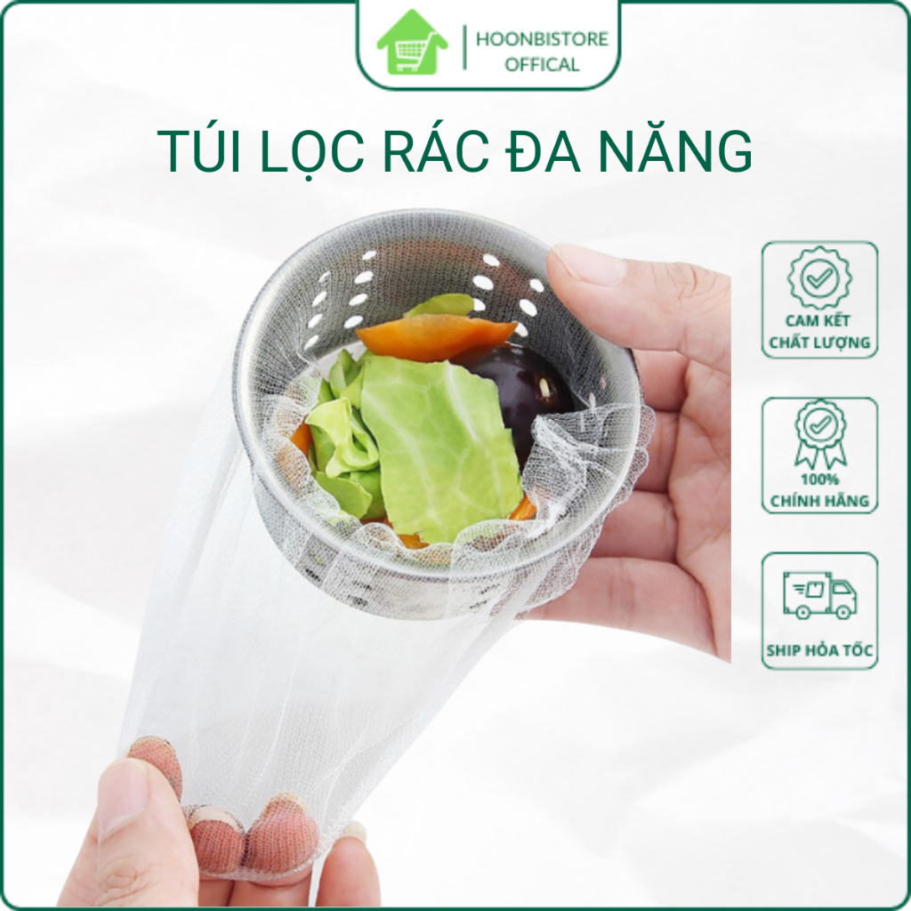 [Combo 5 Gói] Túi Lọc Rác Bồn Rửa Chén Bát, Bọc Đựng Rác Bồn Rửa Bát ...