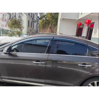Vè Che Mưa Hyundai Sonata Có Viền Chỉ Mạ Inox Không Gỉ Hàng Loại Dày