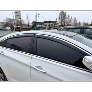 Vè Che Mưa Hyundai Sonata Có Viền Chỉ Mạ Inox Không Gỉ Hàng Loại Dày