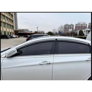 Vè Che Mưa Hyundai Sonata Có Viền Chỉ Mạ Inox Không Gỉ Hàng Loại Dày