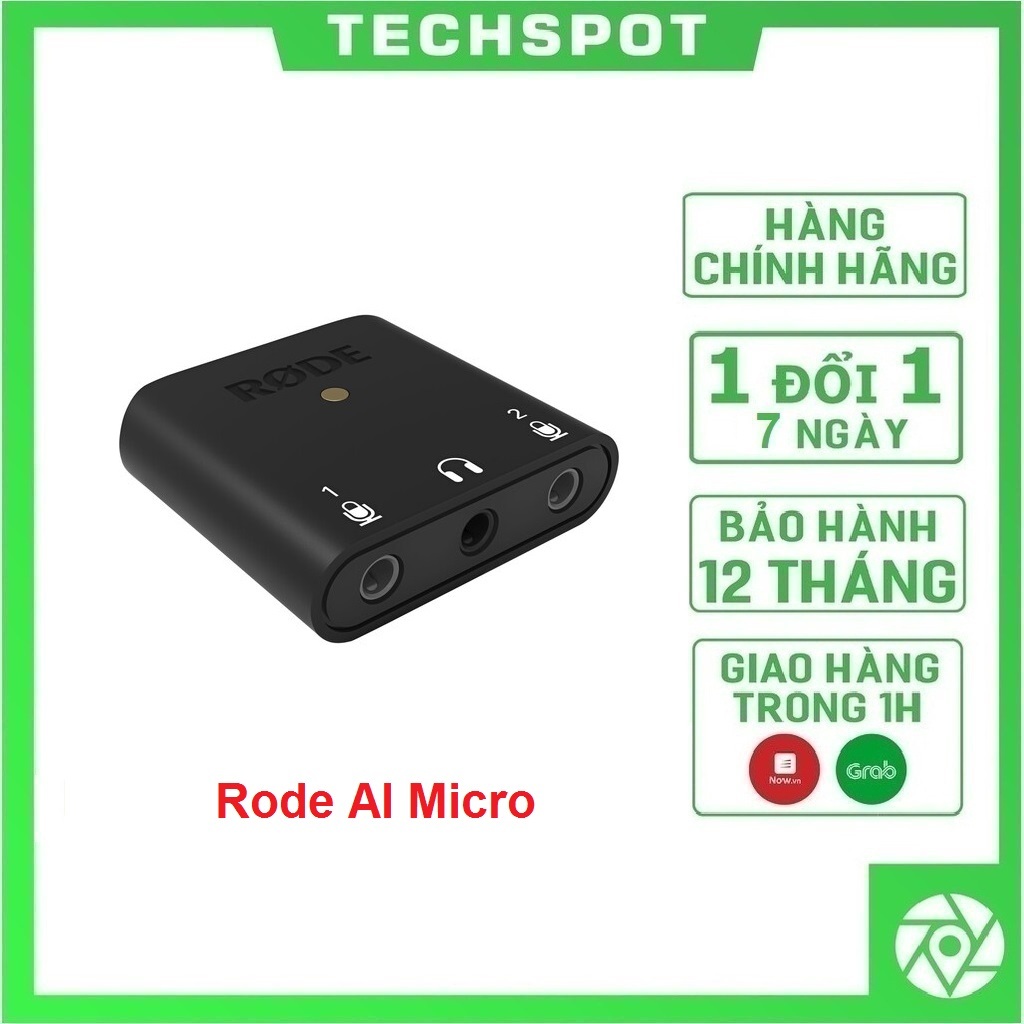 Bộ Kết Nối Rode AI-Micro Hỗ Trợ 2 Đầu Vào TRS/TRRS | Hàng Chính Hãng ...