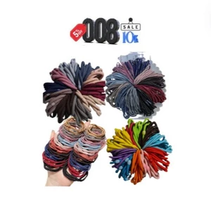 Dây Buộc Tóc Co Giãn Đủ Màu Đơn Giản