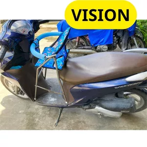 Ghế ngồi xe Vision Mio Click Vario Luvias Janus có vòng an toàn , ghế ga xếp Inox cao cấp , xếp gọn được