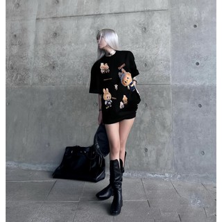 Áo Thun Nữ Labubu CHEPOL Unisex 100% Cotton Thoáng Mát, Thấm Hút, Cổ Tròn Form Oversize BASIC Có BIGSIZE - CPT410