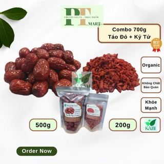 Combo Táo Đỏ Tân Cương (500g) + Kỷ Tử Ninh Hạ (200g) Bồi bổ sức khỏe, đẹp da, sáng mắt -->
