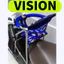 Ghế ngồi xe máy VISION có vòng an toàn cho bé ,GHẾ GA XẾP SẮT SƠN TĨNH ĐIỆN GẤP GỌN