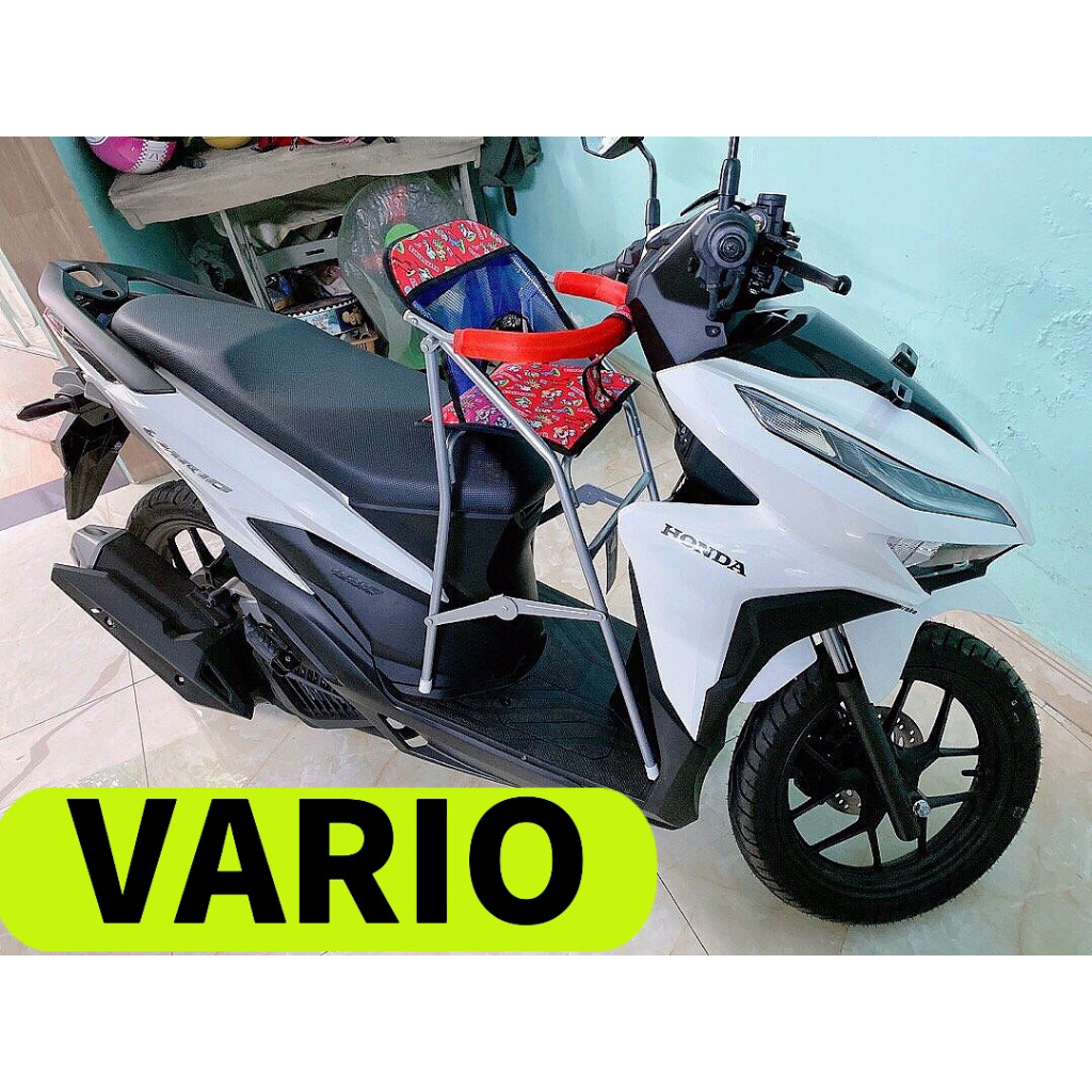 GHẾ GA XẾP SẮT SƠN TĨNH ĐIỆN XE VARIO AN TOÀN CHO BÉ