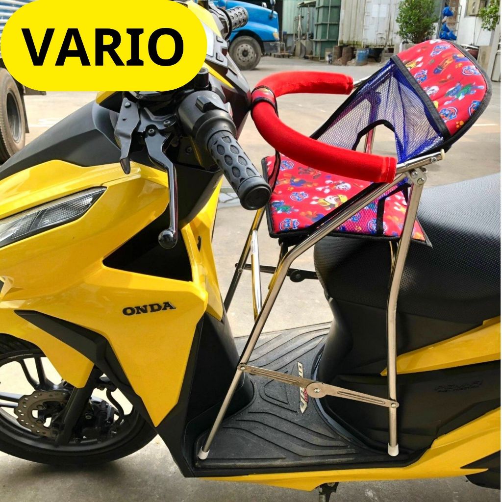 [ INOX + DÂY ] GHẾ GA XẾP INOX GẤP GỌN XE VISION ,MIO ,CLICK ,VARIO, LUVIAS ,JANUS ( BAO GỒM 1 GHẾ + 1 DÂY ĐAI 100x4cm )