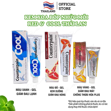 Dầu xoa bóp counterpain, cao xoa bóp thái lan, kem xoa bóp 60gr fata co's