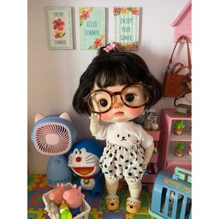 Set áo quần chấm bi size dian mập,cừu bé(size khác vui lòng ib shop)