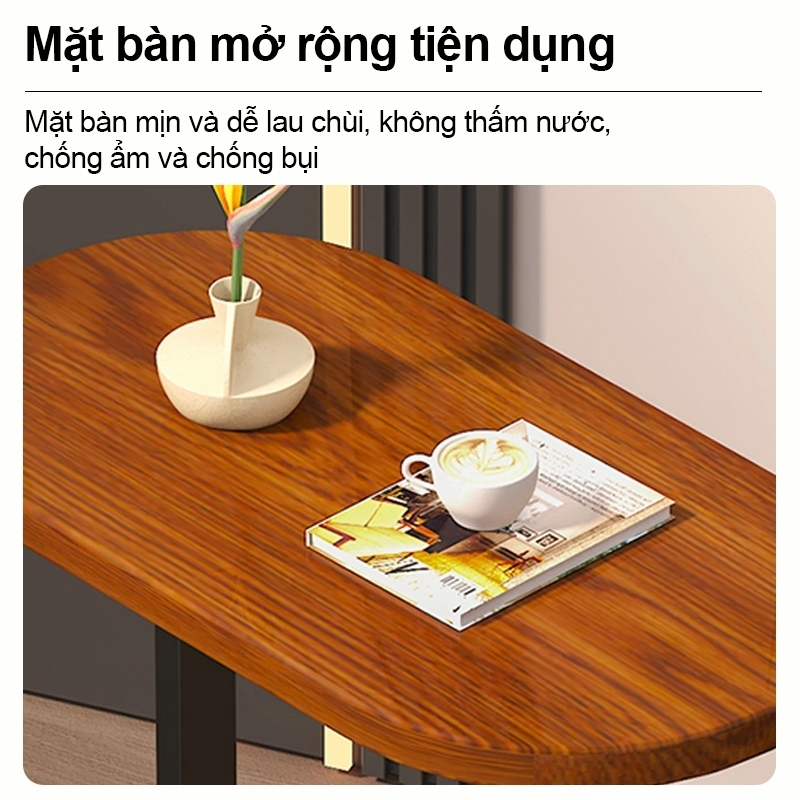 ALOVE Bàn Sofa Bên Bàn Bắc  Gỗ  Âu Bàn Góc Kim Loại Đầu Giường Nội Thất Phòng Khách | BigBuy360 - bigbuy360.vn