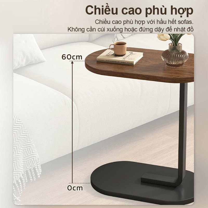 ALOVE Bàn Sofa Bên Bàn Bắc  Gỗ  Âu Bàn Góc Kim Loại Đầu Giường Nội Thất Phòng Khách | BigBuy360 - bigbuy360.vn
