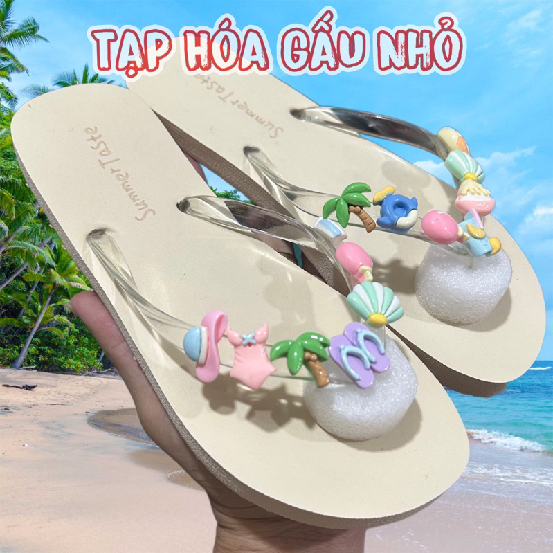 |TẶNG 14 STICKER| Dép Kẹp Xỏ Ngón Đi dã ngoại, Đi Biển,đi Du Lịch Quai ...