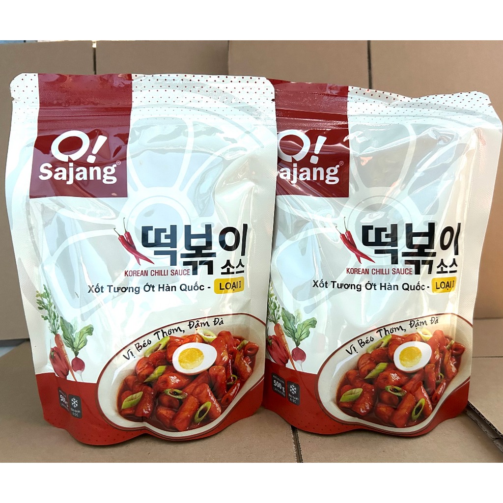 Xốt Tương Ớt Hàn Quốc - Vị Béo Thơm Đậm Đà (Loại I) gói 500g