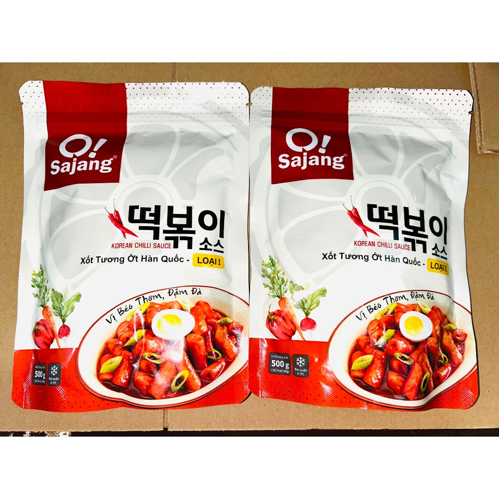 Xốt Tương Ớt Hàn Quốc - Vị Béo Thơm Đậm Đà (Loại I) gói 500g