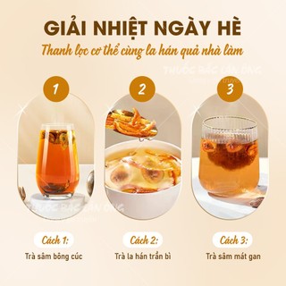 La hán quả sỉ 20 quả, quả la hán khô, già, ngọt, nguyên liệu nấu sâm bí đao thanh nhiệt, giải khát