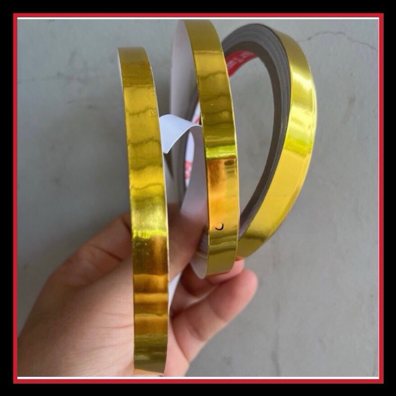 [BUÔN] 1 CÂY, (30 CUỘN) BĂNG DÍNH VÀNG BÓNG 1CM - VPP QUỐC HUY.