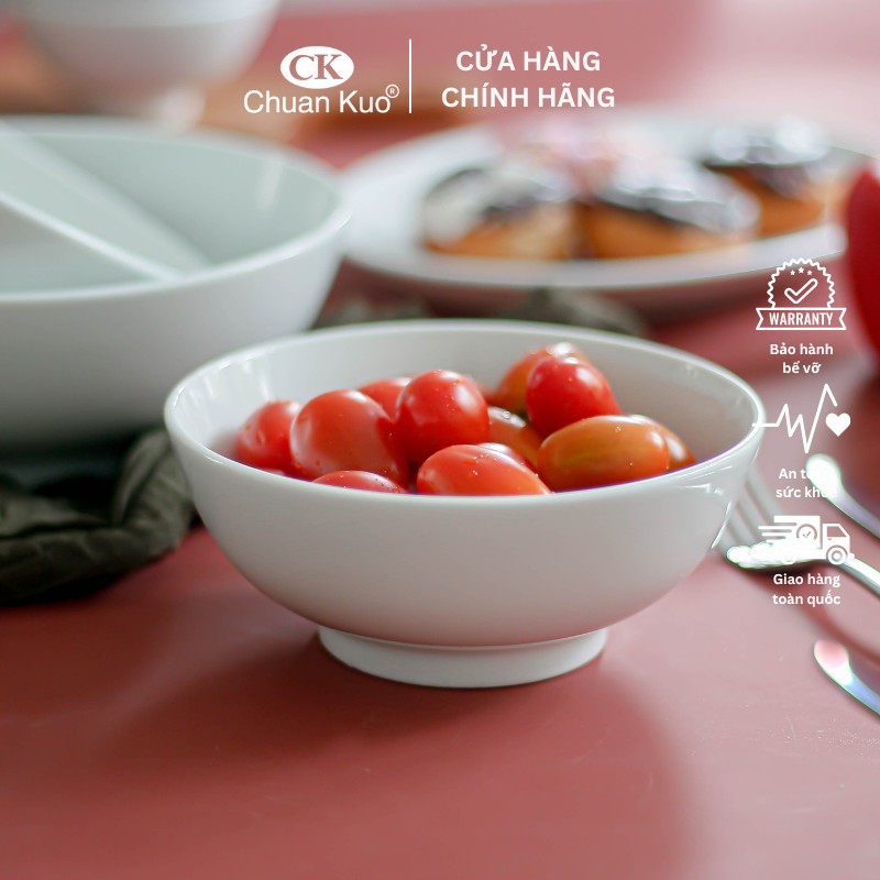 Bát tô bầu sứ trắng trơn nhiều size 15 17 20cm - Bát tô sứ thương hiệu CK cho nhà hàng cao cấp