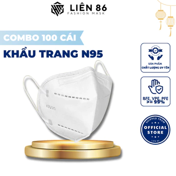Thùng 100 cái khẩu trang N95 5 Lớp HM Pro Mask kháng khuẩn