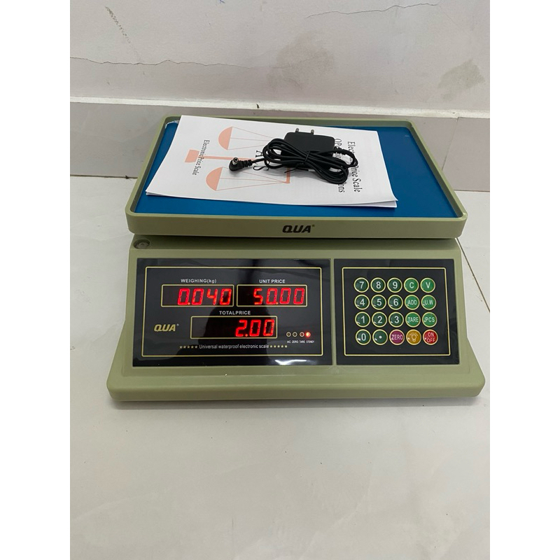 CÂN 30Kg QUA832 (Cân điện tử chống nước)