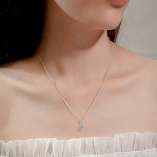 Dây chuyền bạc LAMY Crystal Flower Pendant Silver 6252 - Dây chuyền nữ bạc S925