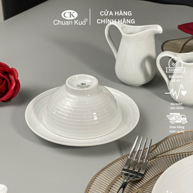Bình rót sữa đặc, siro, mật ong 90 190ml thương hiệu sứ CK chuyên dụng cho quán cafe, nhà hàng, khách sạn
