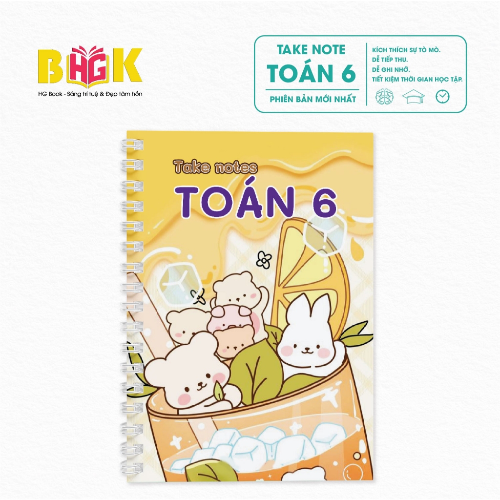 Sổ Giấy Lò Xo Take Note Toán 6 cỡ A5 (Phiên Bản Mới Nhất) | Shopee Việt Nam