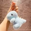 Móc khóa, móc khóa gấu bông khủng long cute nhiều màu sắc