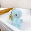 Móc khóa, móc khóa gấu bông khủng long cute nhiều màu sắc