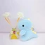 Móc khóa, móc khóa gấu bông khủng long cute nhiều màu sắc