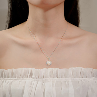 Dây chuyền bạc LAMY Pearly Sunshine Pendant Silver Necklace 6260 - Dây chuyền nữ bạc Ý 925