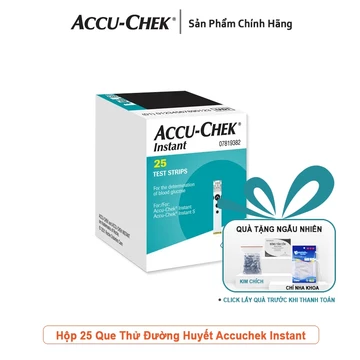 Que Thử Đường Huyết Accu-Chek Instant 50 que và hộp 25 que - ( hàng chính hãng )