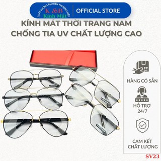 SALE 30% - Kính Mát Nam Đổi Màu Khi Ra Nắng Đi Ngày Và Đêm Thời Trang ITALY, Chống Tia U400 - SV23