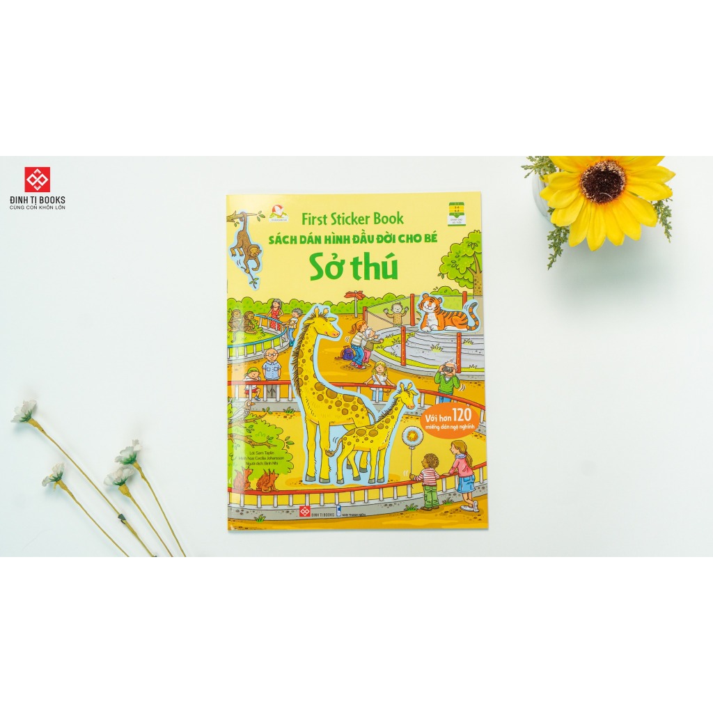 Ảnh Sách - First sticker book - Sách dán hình đầu đời cho bé trọn bộ 12 chủ đề - Đinh Tị Books 2