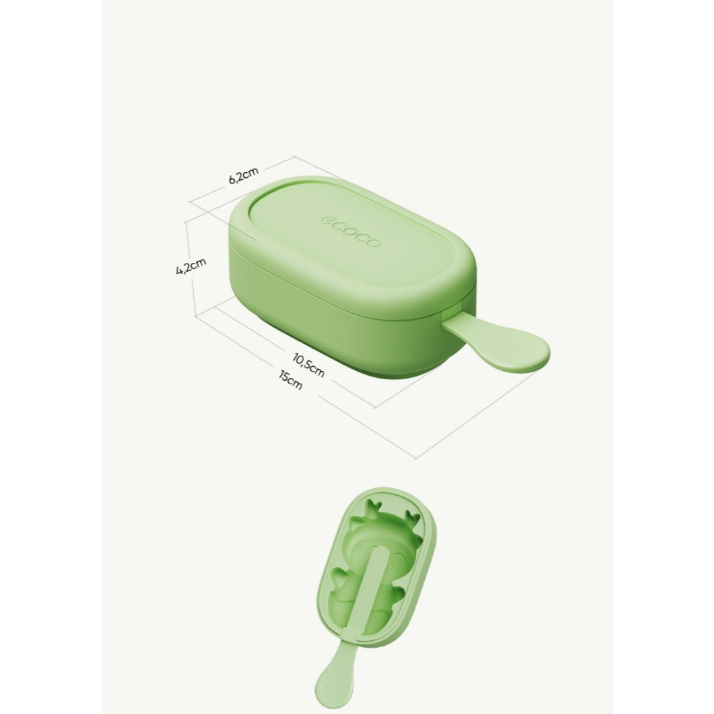 Khuôn Làm Kem, Khay Làm Thạch ECOCO Silicon Hình Người Tuyết, Dụng Cụ Làm Kem An Toàn Sức Khoẻ | BigBuy360 - bigbuy360.vn
