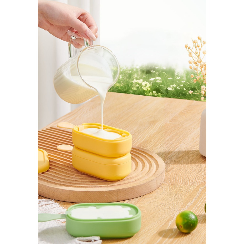 Khuôn Làm Kem, Khay Làm Thạch ECOCO Silicon Hình Người Tuyết, Dụng Cụ Làm Kem An Toàn Sức Khoẻ | BigBuy360 - bigbuy360.vn
