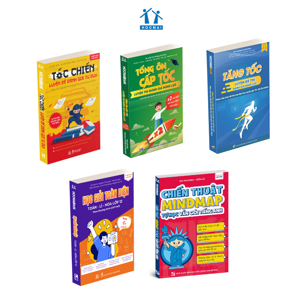 Ảnh Lớp 12 - Tổng hợp bộ sách ôn thi THPT, ĐGNL, ĐGTD - Bí kíp chinh phục Đại học top - Hocmai 1