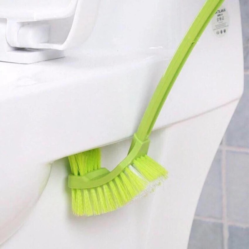 Chổi Cọ Toilet, Vệ Sinh 2 Đầu Cọ Làm Sạch Mọi Vết Bẩn Dễ Dàng