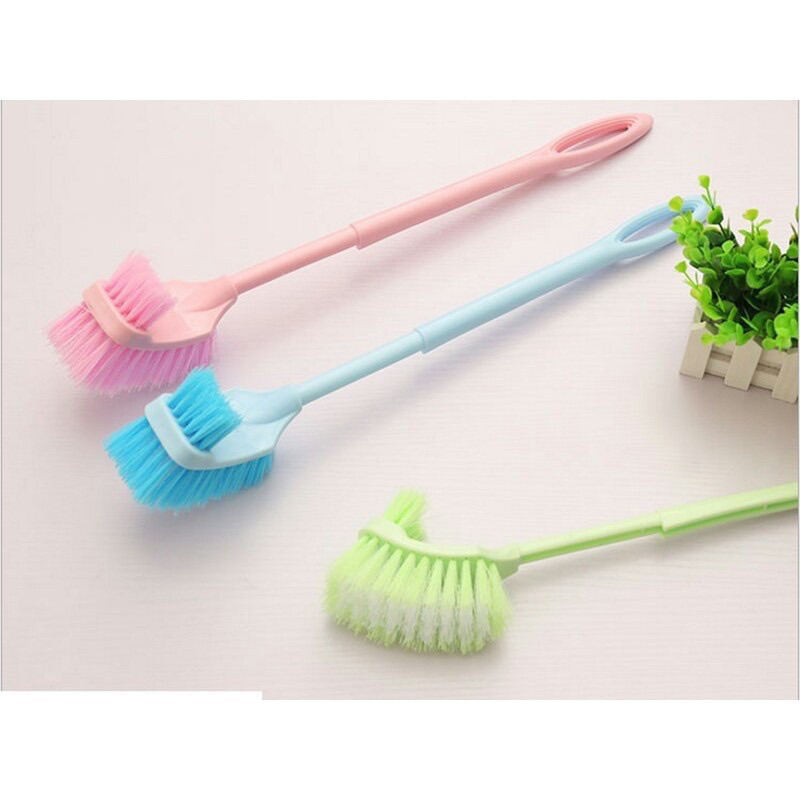 Chổi Cọ Toilet, Vệ Sinh 2 Đầu Cọ Làm Sạch Mọi Vết Bẩn Dễ Dàng