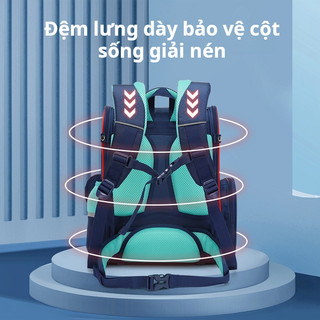 SUN EIGHT - 90148 Balo học sinh Cấp 1 siêu nhẹ, chống gù, chống thấm nước