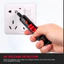 HABOTEST🔥 HT89 12~300V NCV Bút thử điện áp AC Máy phát hiện Bút vạn năng kỹ thuật số