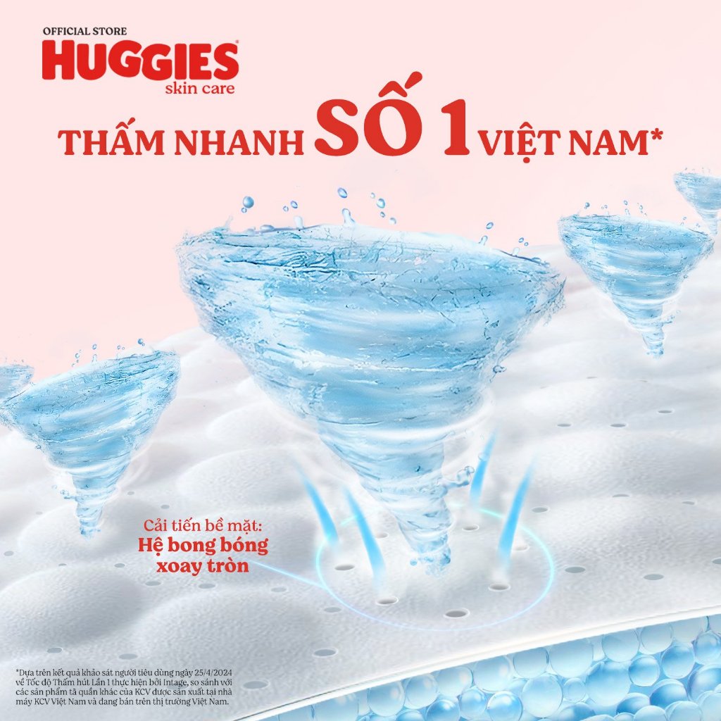 Ảnh Tã quần Huggies Skincare Jumbo XXXL22+6 3