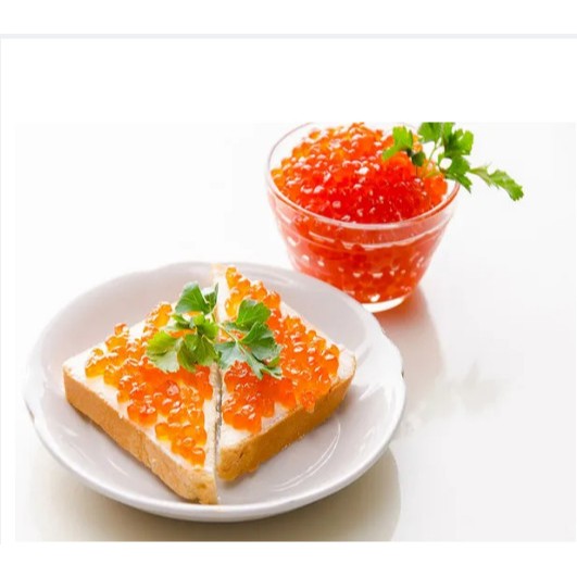 Trứng Cá Hồi Đỏ Caviar Europrom Lọ 105g - Cá hồi bổ sung dinh dưỡng, dành cho mọi đối tượng