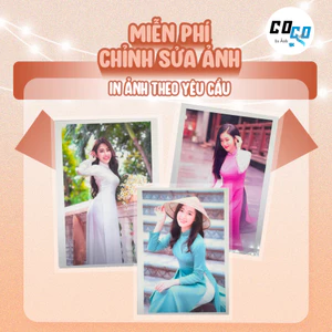 In Ảnh 10x15, 13x18 Theo Yêu Cầu - Ép Plastic Tràn Viền Bo Góc - Tặng Album Khi In 100 Ảnh