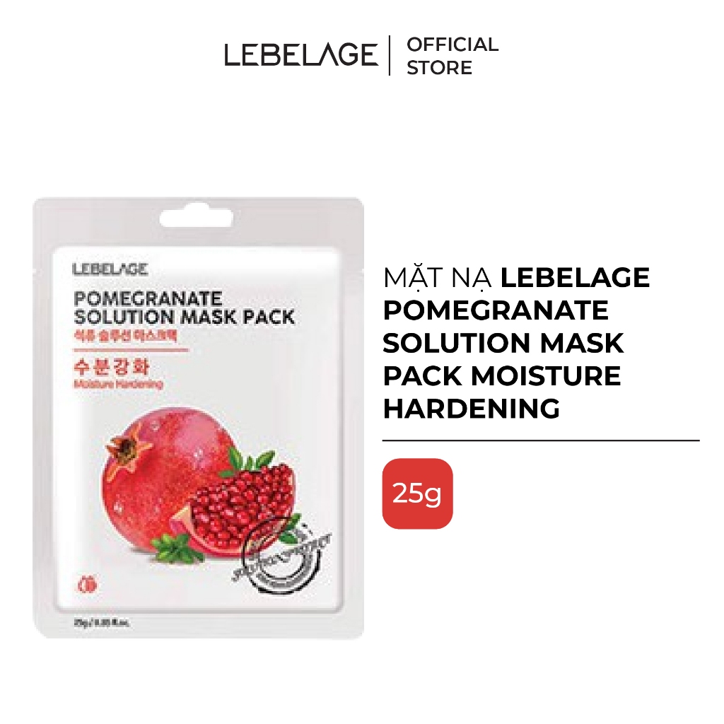 Ảnh Mặt Nạ Hàn Quốc Lebelage Solution Mask Pack 25g Dưỡng Da Cấp Ẩm Trắng Sáng 4